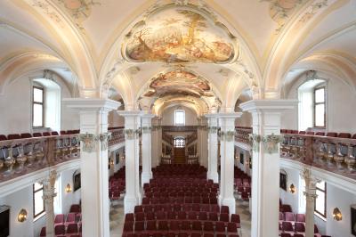 Bibliothekssaal Polling © Brigitte und Emanuel Gronau